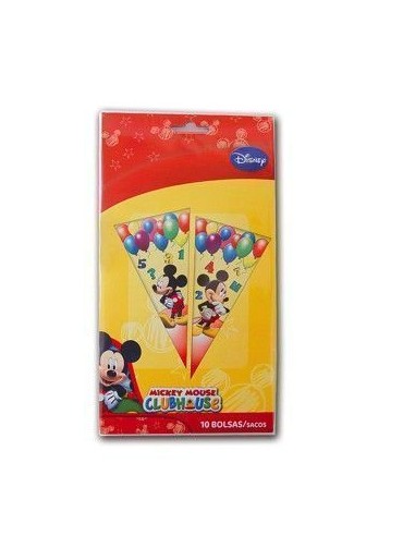 10 sacs cornet 20x40 Mickey Ballons - de haute qualité, idéaux pour le carnaval, les fêtes à thème et les événements spéciaux